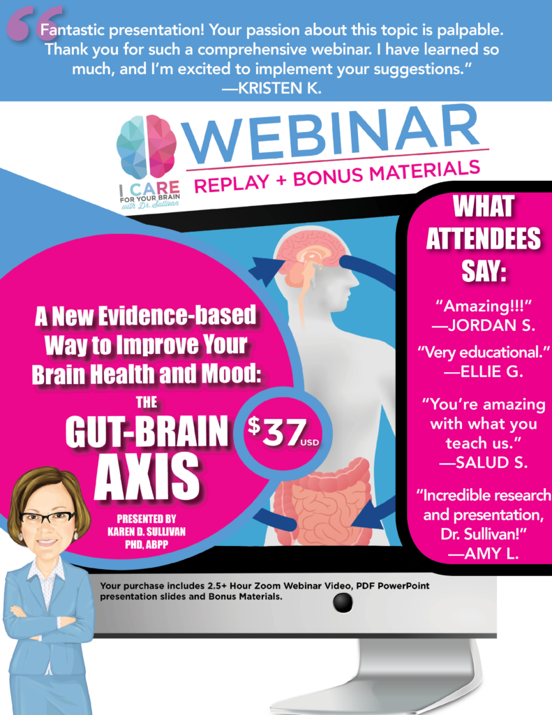 A webinar about gut-brain axis and how it can help you improve your health.